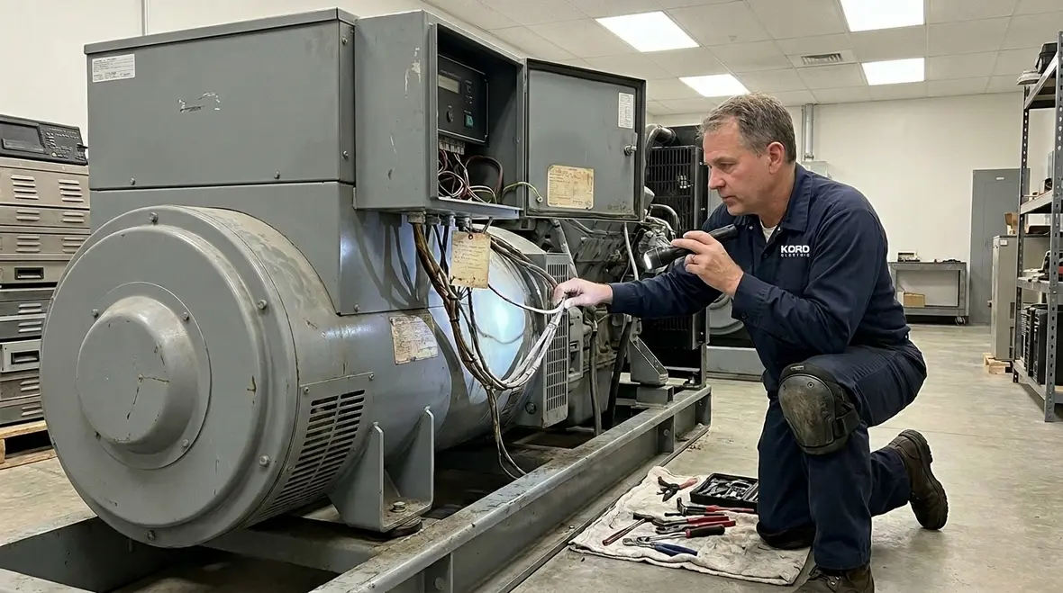 Inspection of commercial standby generators, ATS, and emergency power controls