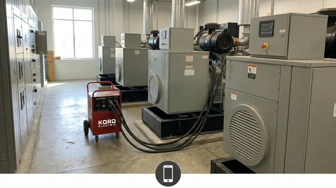 Detailed inspection of transfer switches and controls during emergency power testing