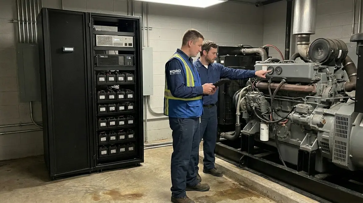 Pre-test inspection of commercial emergency power equipment and transfer switches