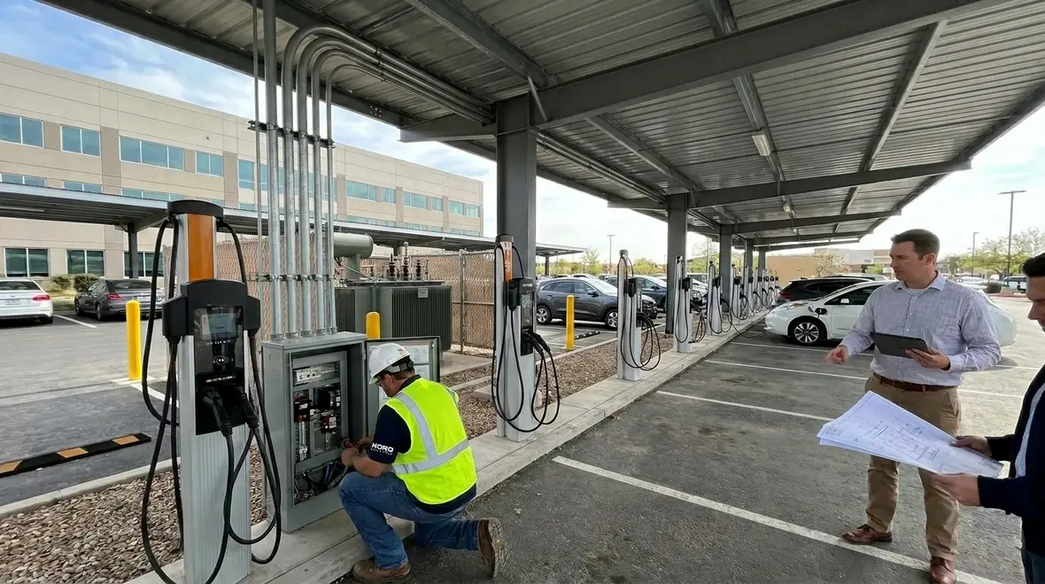 ev charging infrastructure design