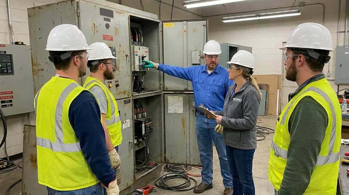 Mapping electrical risks and load priorities for facility emergency planning