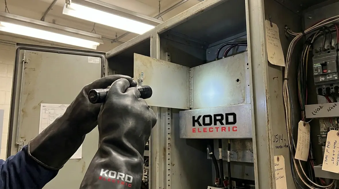 Labeled panels and protective systems in commercial facility