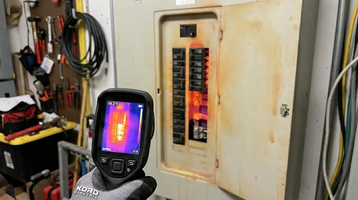 identifying electrical panel hazards