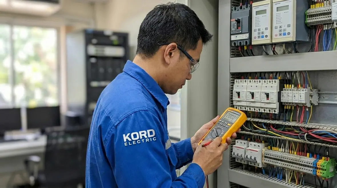 Industrial switchgear and incoming power distribution inspection