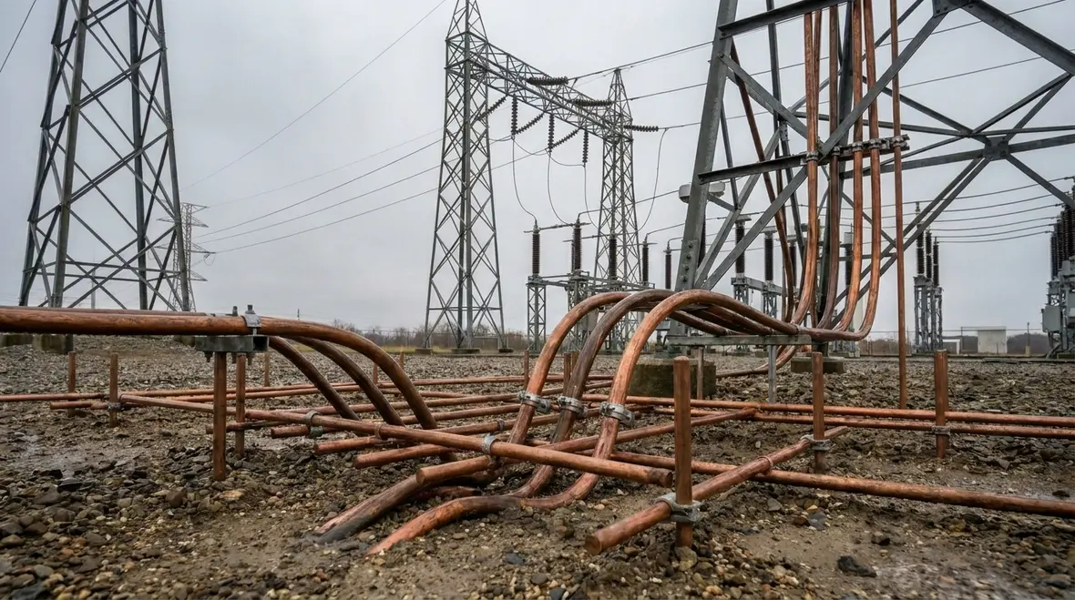 Grounding and bonding connections on industrial electrical switchgear