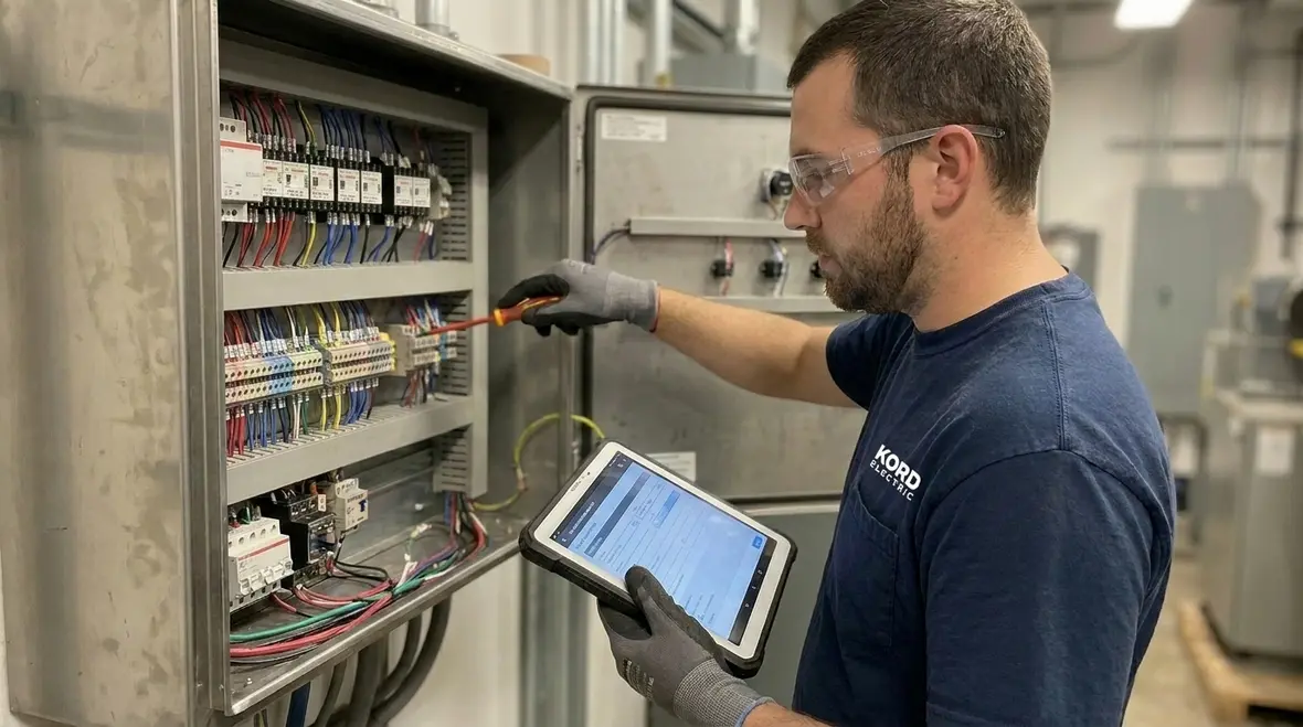 Preventive maintenance supporting balanced industrial electrical systems