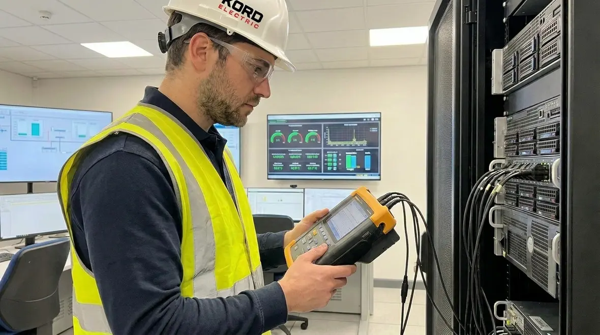 Power quality assessment for sensitive electronic equipment in a commercial facility
