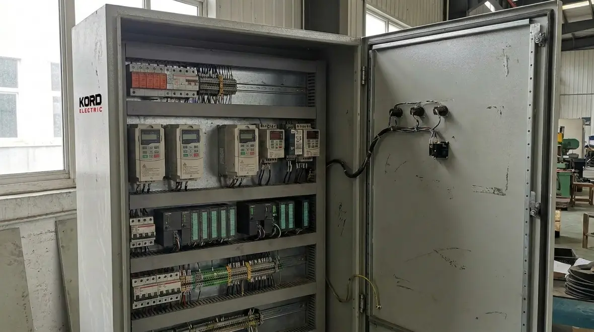 Industrial electrical surge protection installed on commercial facility switchgear