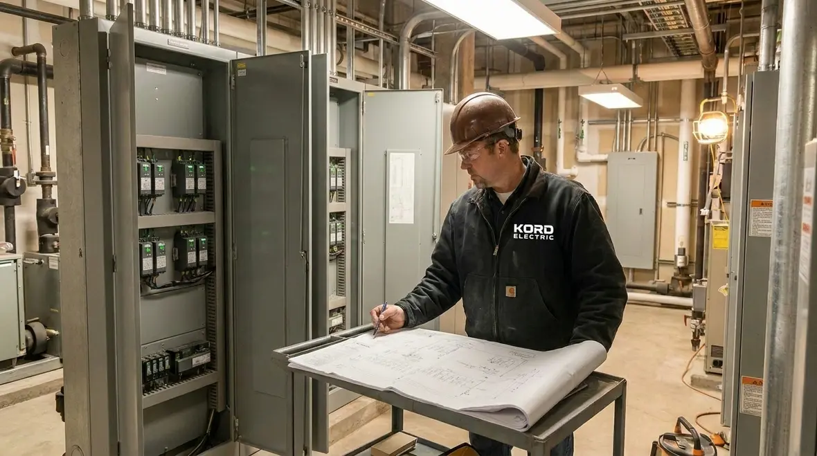 Surge protection strategy for multi-tenant property building electrical system