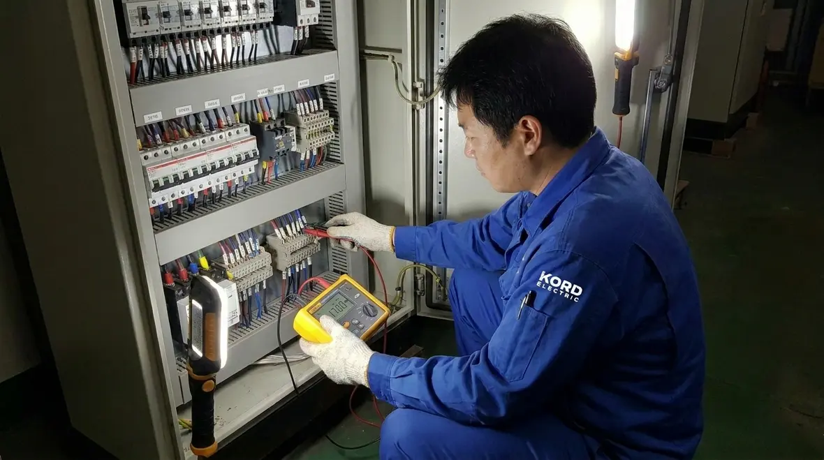 Industrial electrical panel testing and verification
