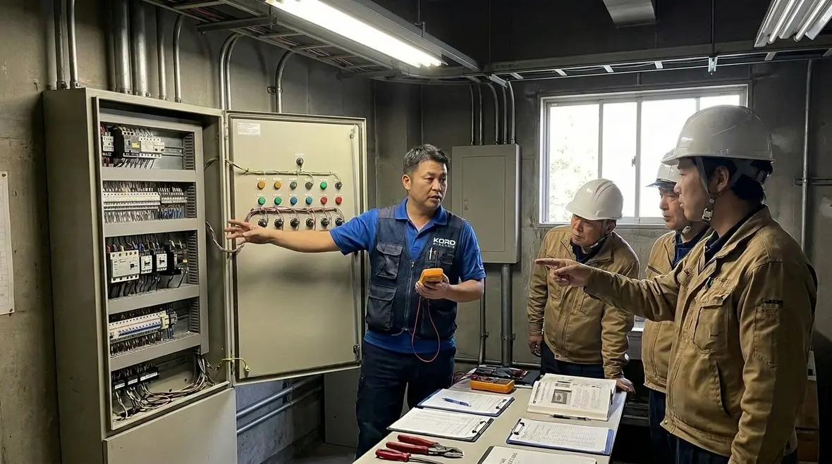 Industrial lighting automation controls and fixtures in a commercial facility