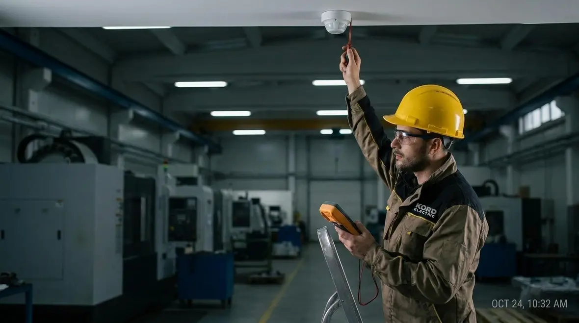 Integrated industrial lighting delivering steady, efficient operation