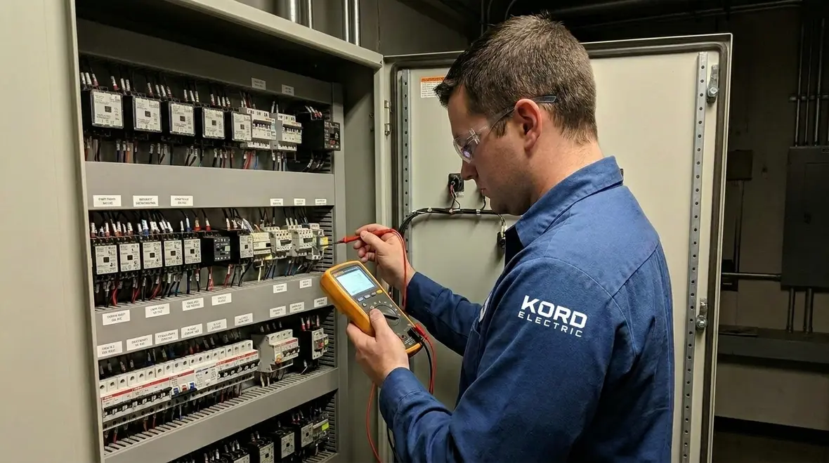 Commercial facility improving peak demand with smart controls