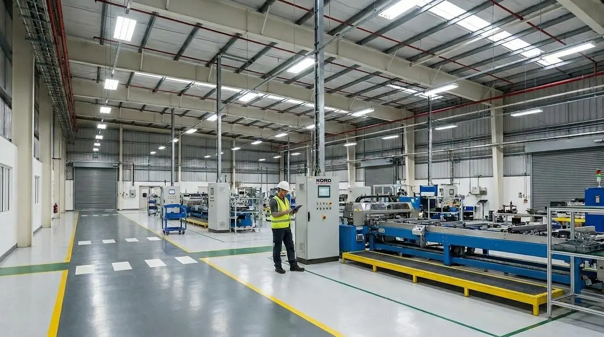industrial lighting layout design