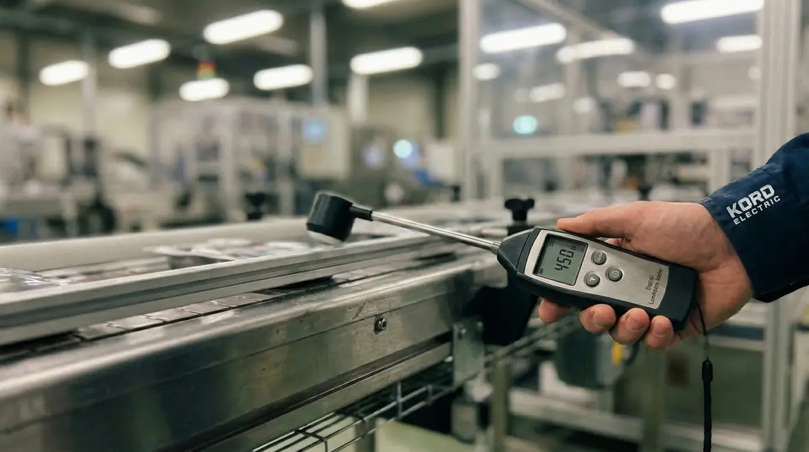 Electrical distribution panel supporting industrial lighting reliability
