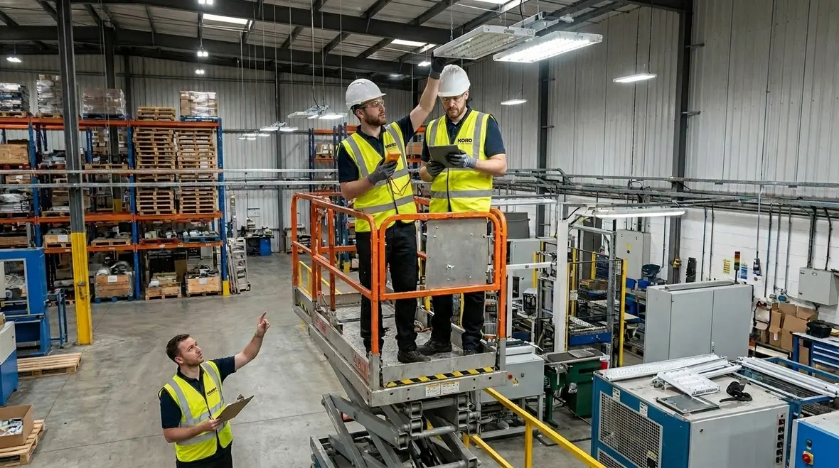 industrial lighting maintenance plan