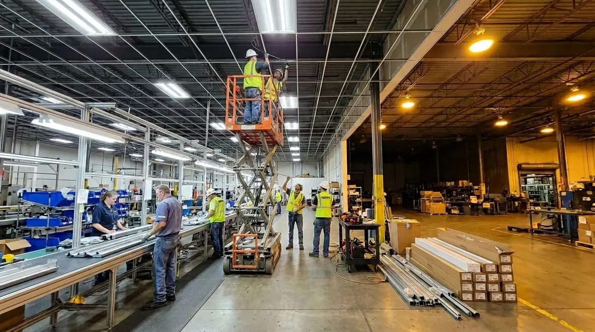 industrial lighting upgrade design