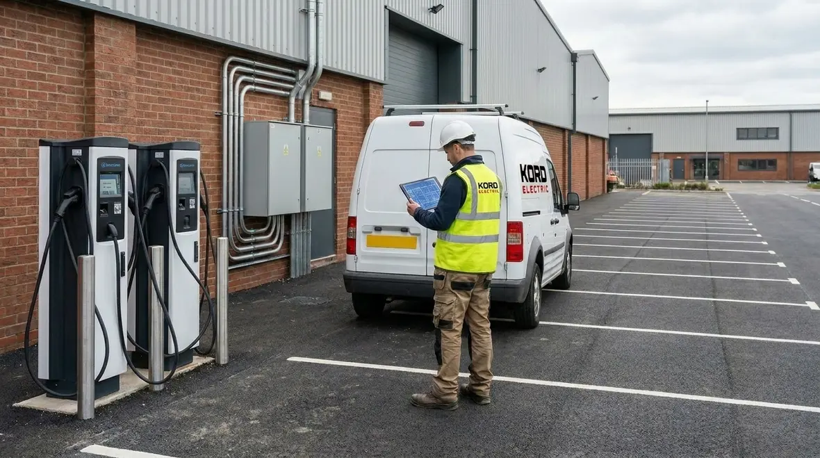 Electrical load planning for EV charging in a commercial lot