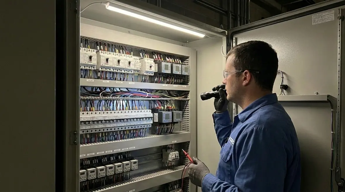 Industrial switchgear and transformer lineup designed for expansion