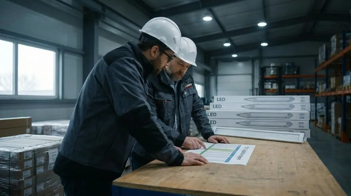 Smart lighting controls optimizing industrial energy use