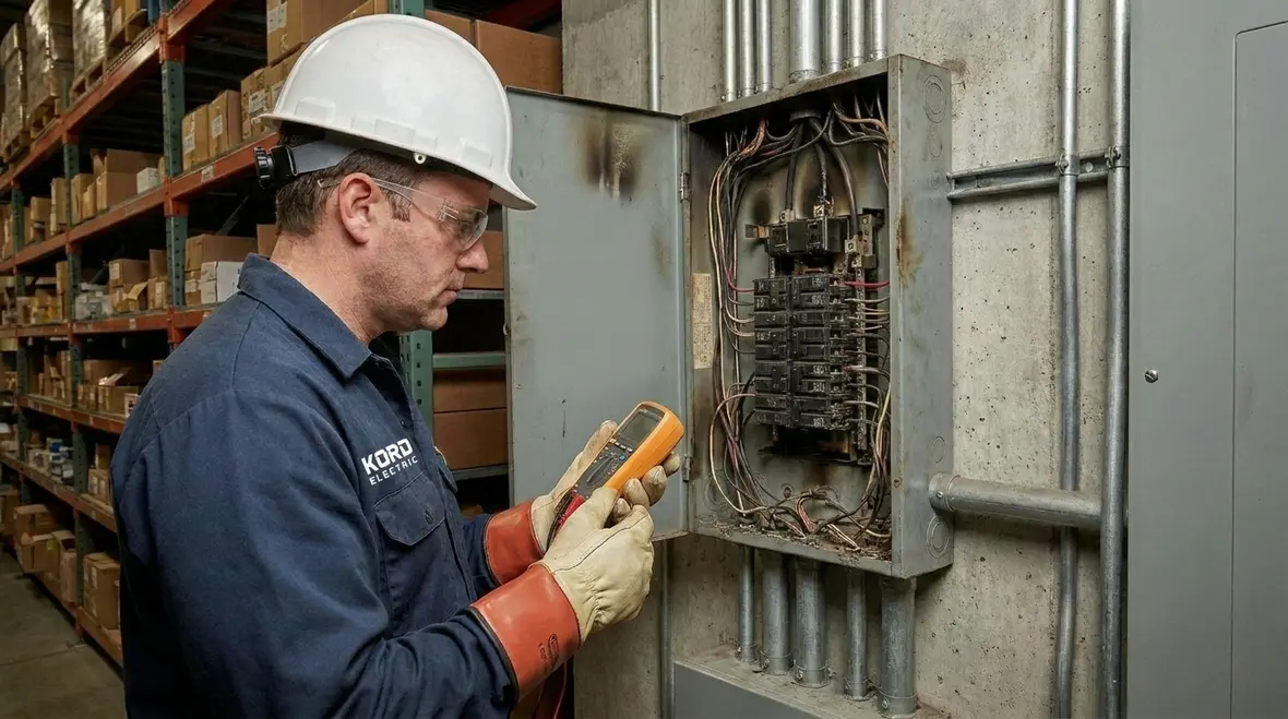 Industrial subpanel capacity planning in a commercial electrical room