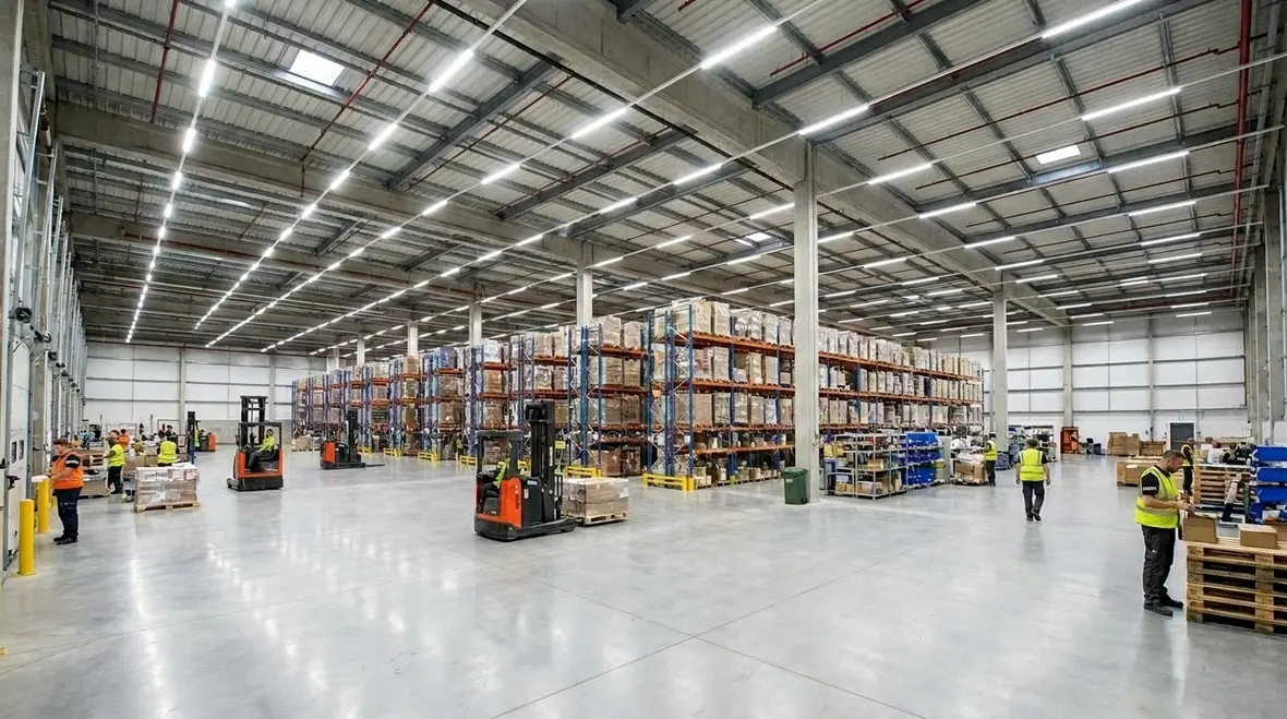 led warehouse lighting efficiency