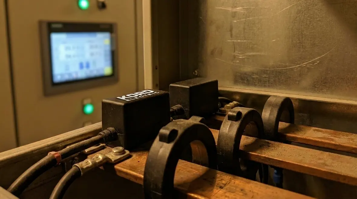 Real-time manufacturing facility energy monitoring dashboards in a production control room