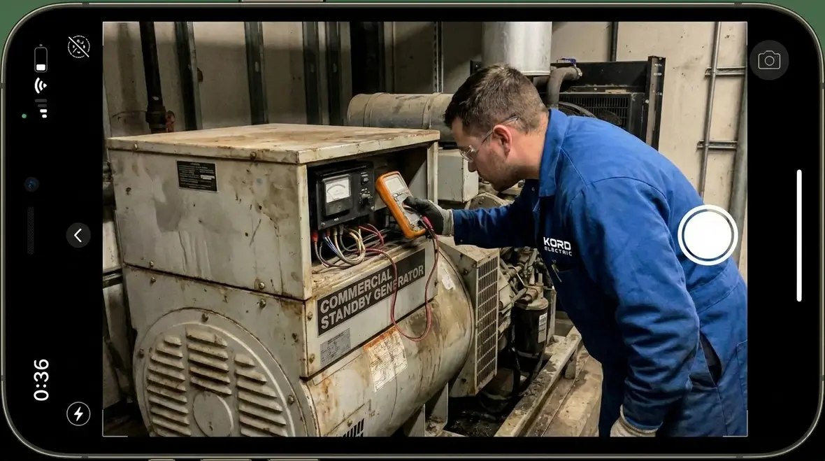 Technicians reviewing a data center electrical uptime upgrade roadmap