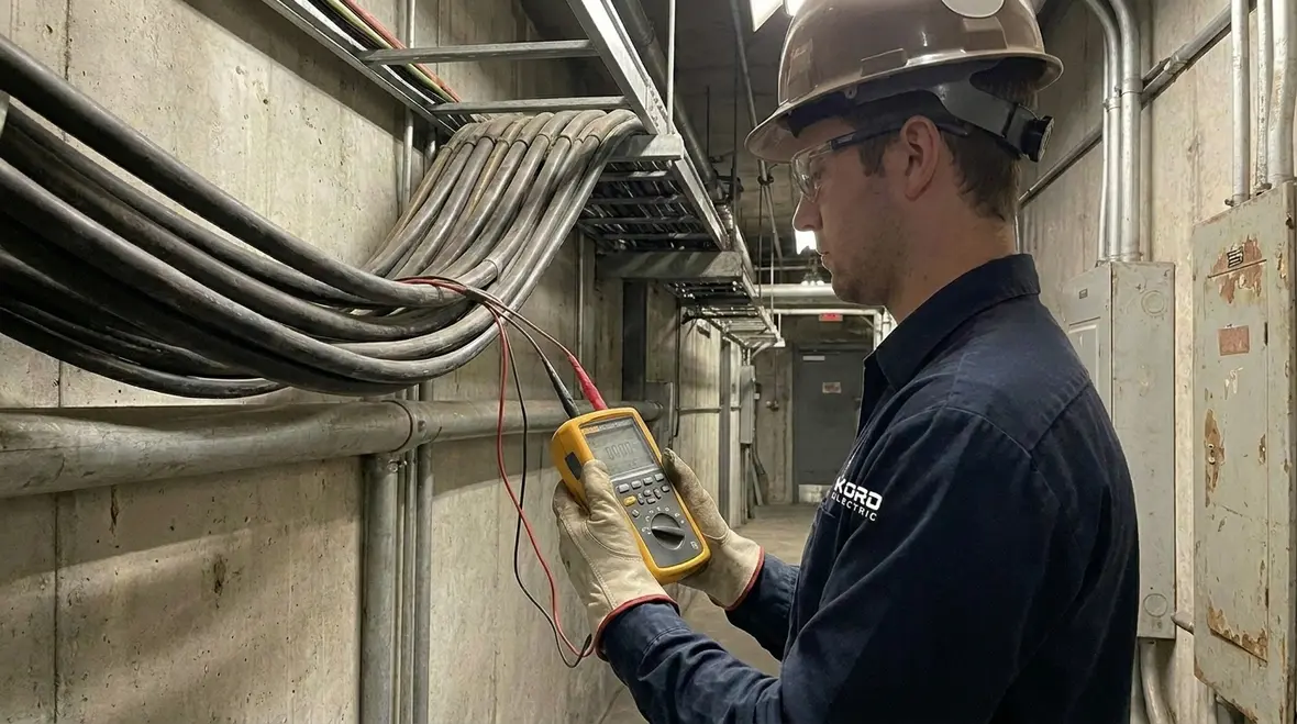 Cable and insulation health checks in an industrial facility