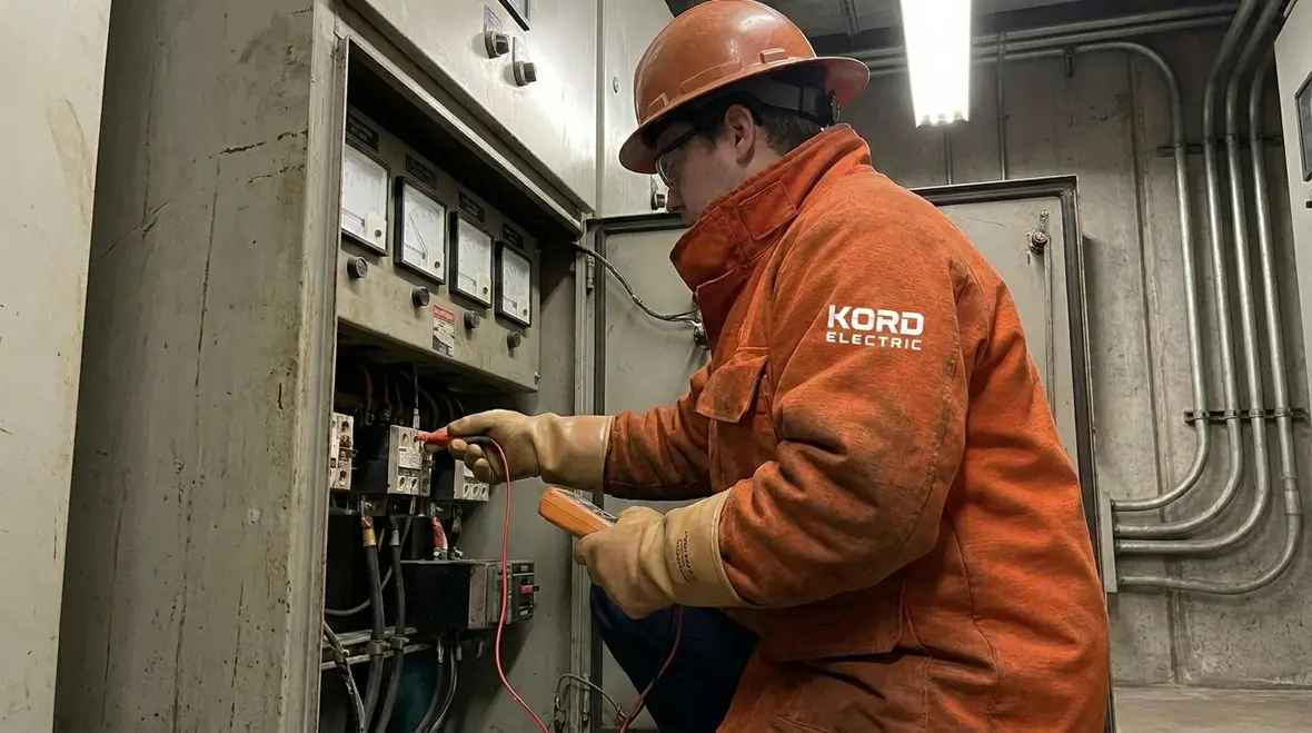 Infrared scan used for early detection in industrial switchgear