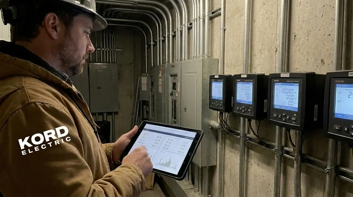 Smart building electrical integration in a commercial facility