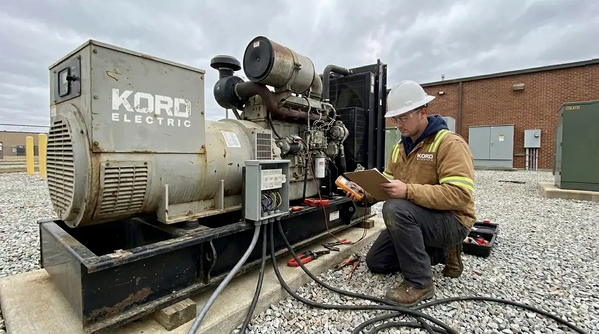 Testing and maintaining commercial emergency power systems