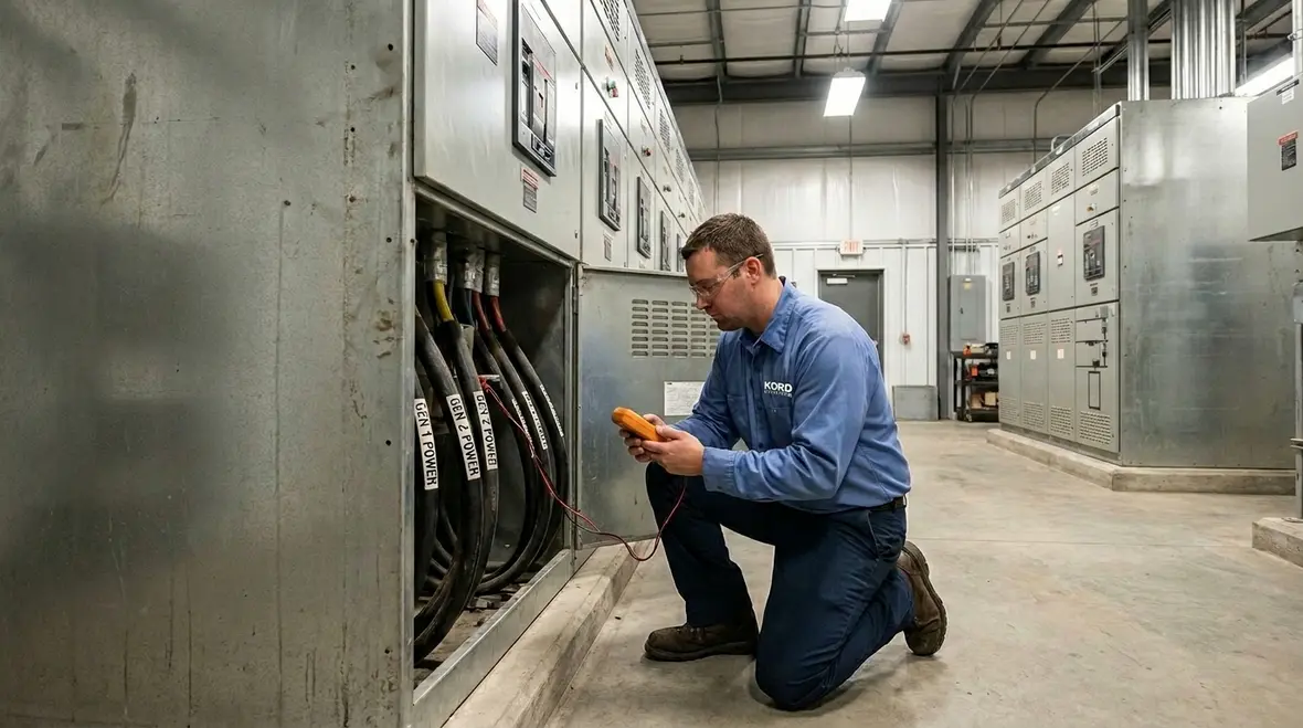 Redundant power system design for critical commercial facility