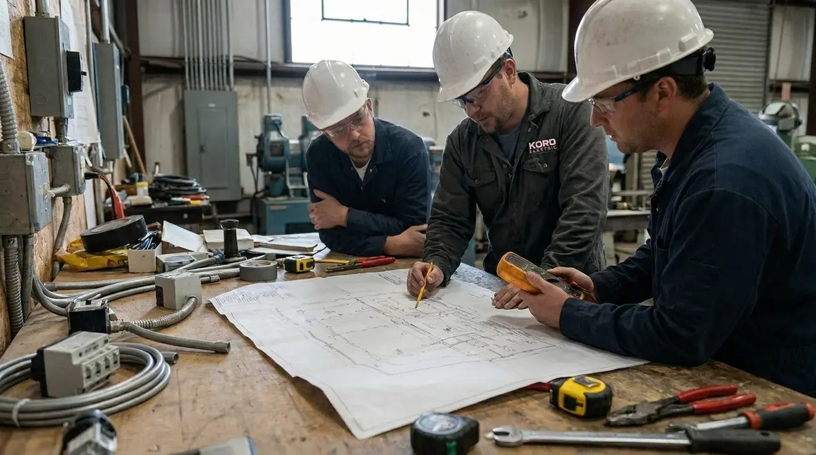 Smart lighting system retrofit in a commercial facility