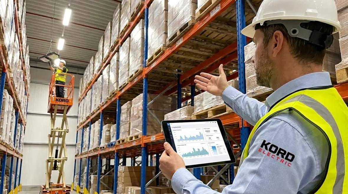 smart warehouse lighting upgrade ROI