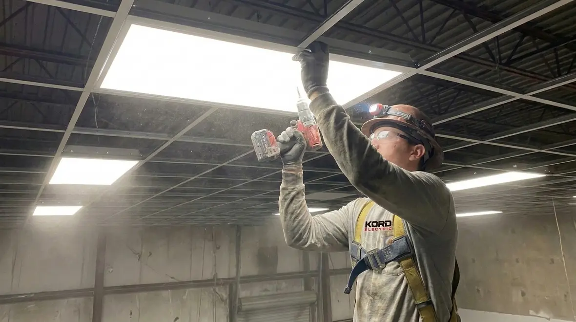 Warehouse lighting controls and maintenance planning