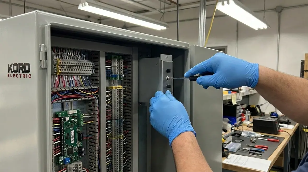 Commercial lighting control schedules and network configuration checks