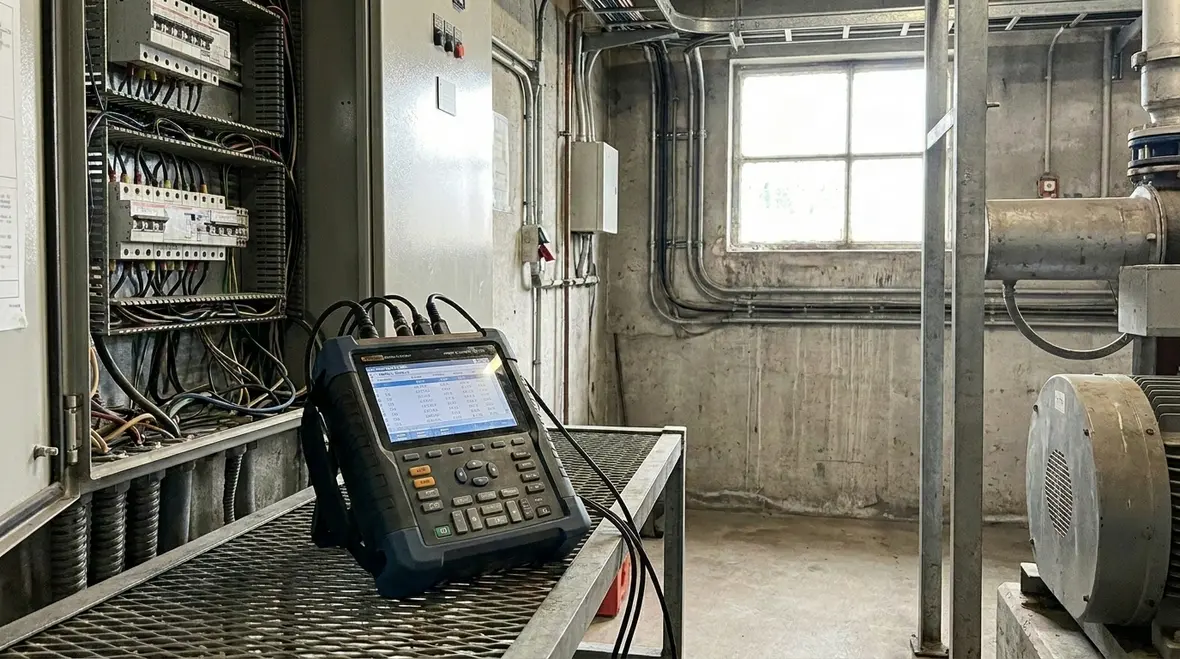 Power quality and harmonics analysis in a commercial building