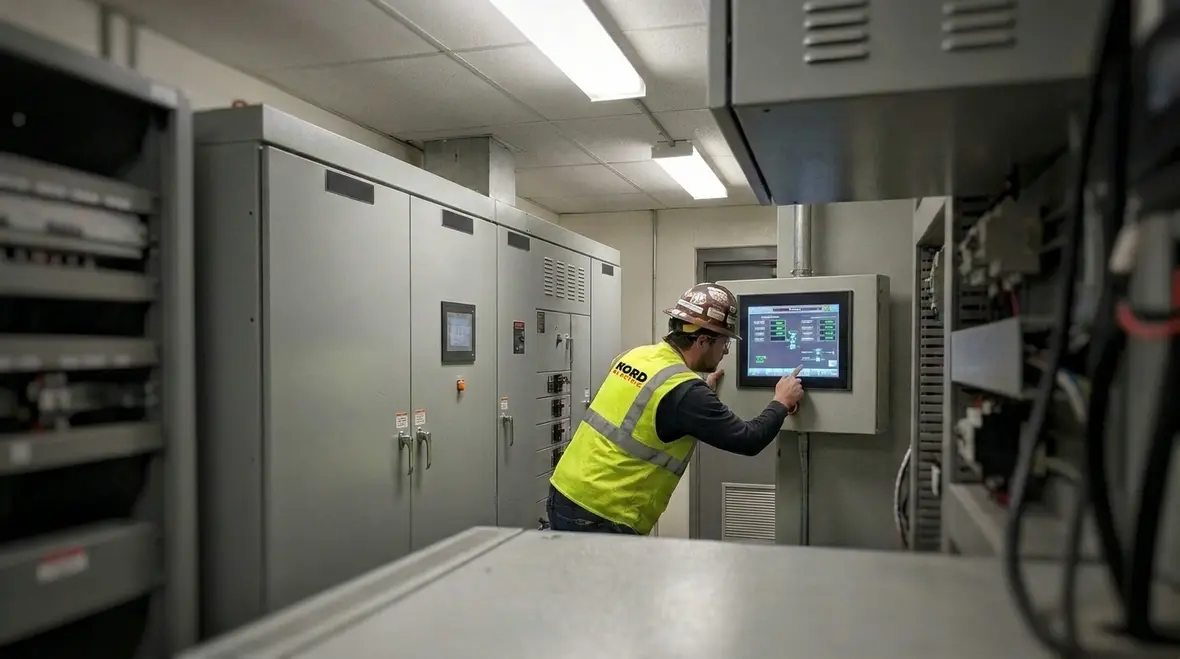 Mission critical power continuity equipment in commercial facility