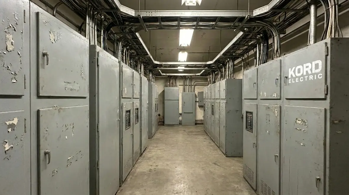 Electrical one line with multiple redundant power paths