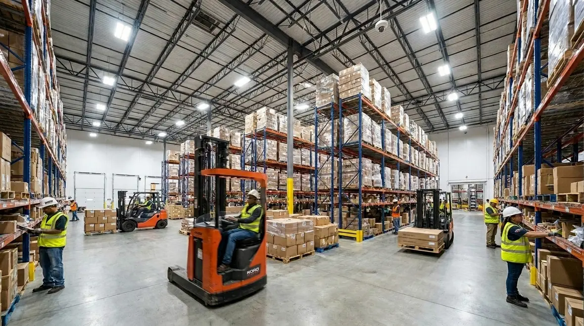 warehouse lighting energy efficiency