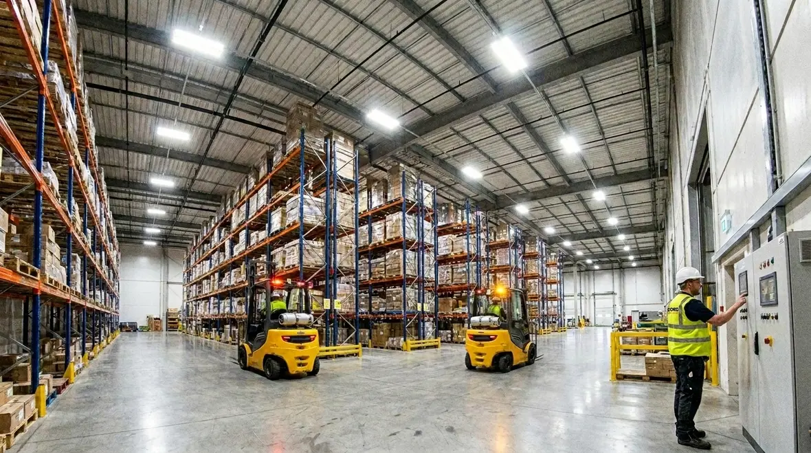 warehouse lighting energy efficiency