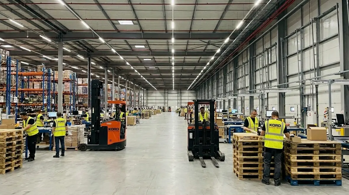 warehouse lighting layout design