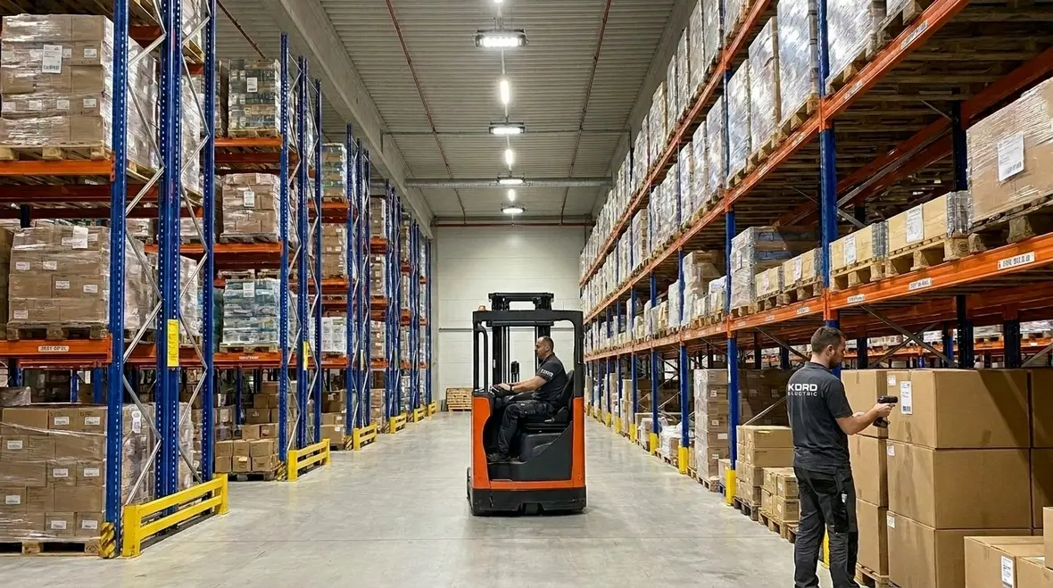 warehouse lighting layout design