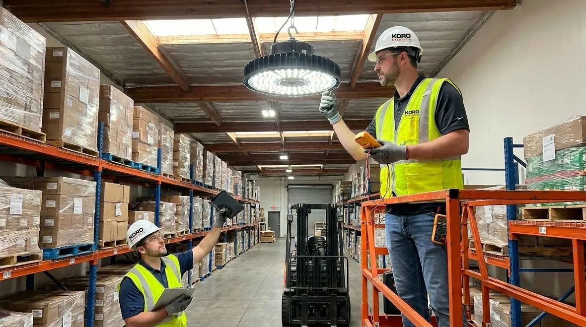 warehouse lighting maintenance tips