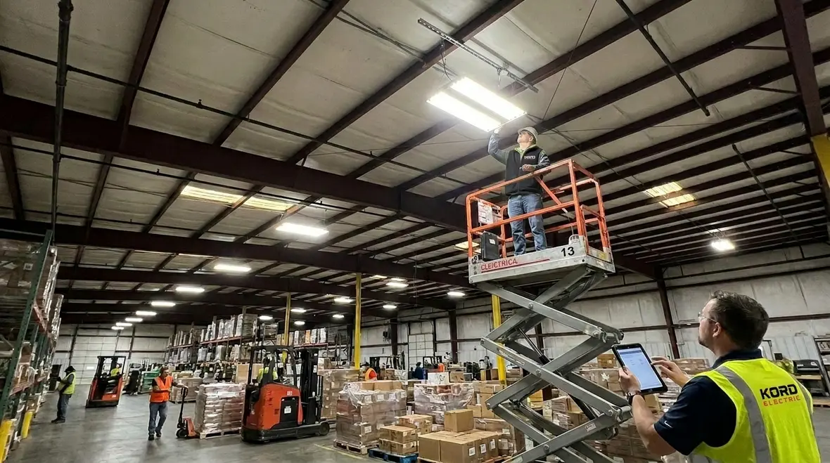 warehouse lighting retrofits benefits