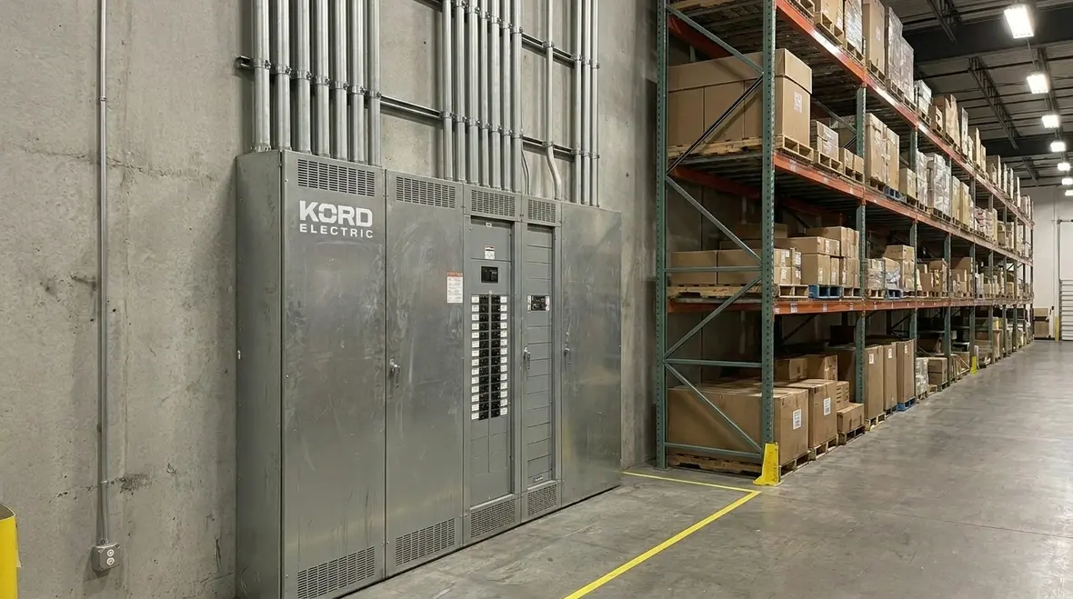 Warehouse lighting fixtures designed around safety standards and low glare