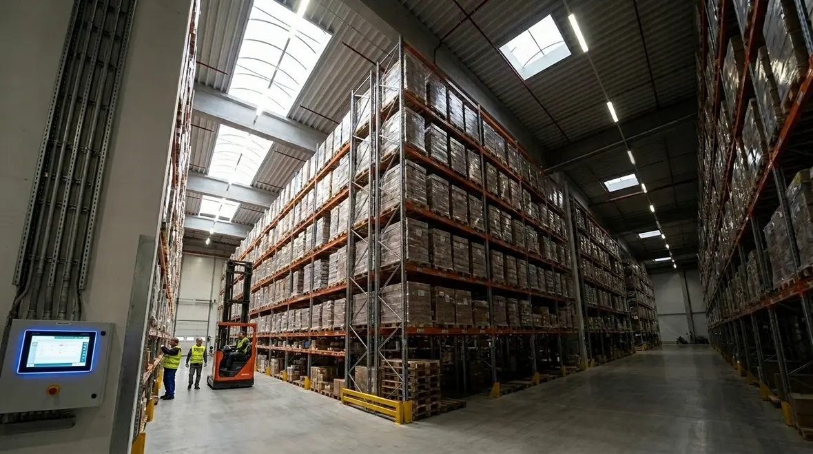 warehouse smart lighting benefits