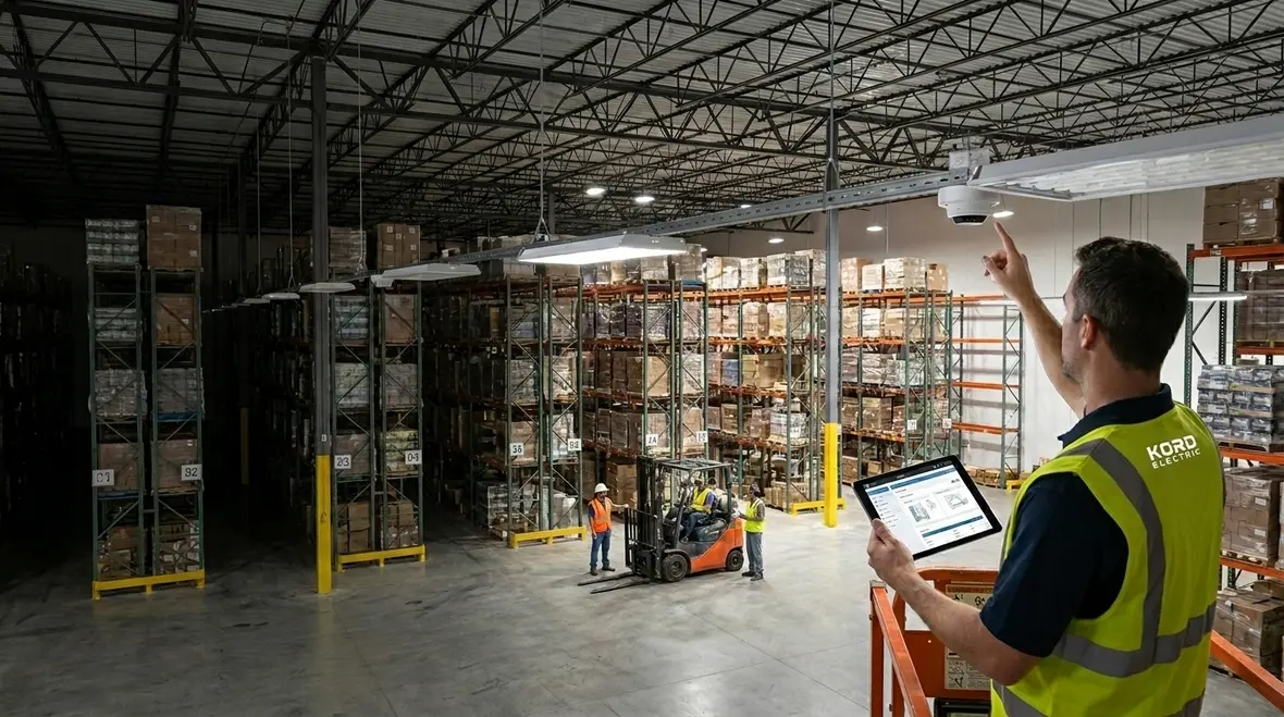 warehouse smart lighting control optimization