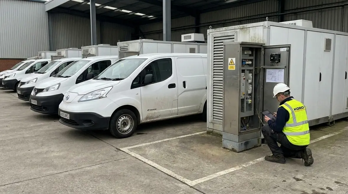 Commercial EV fleet charging infrastructure planned for future growth